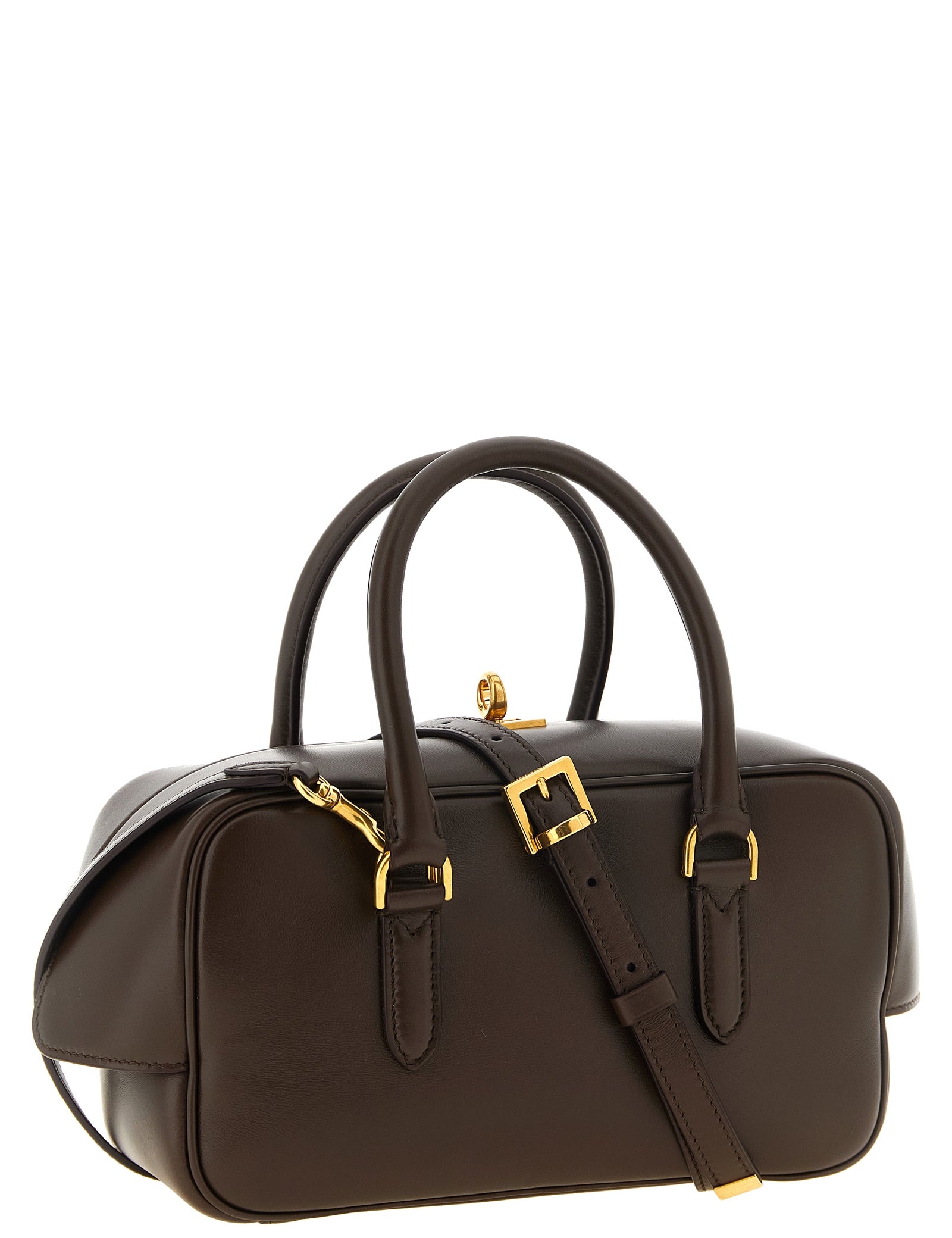 Balenciaga Brown Lamb Leather Handbag