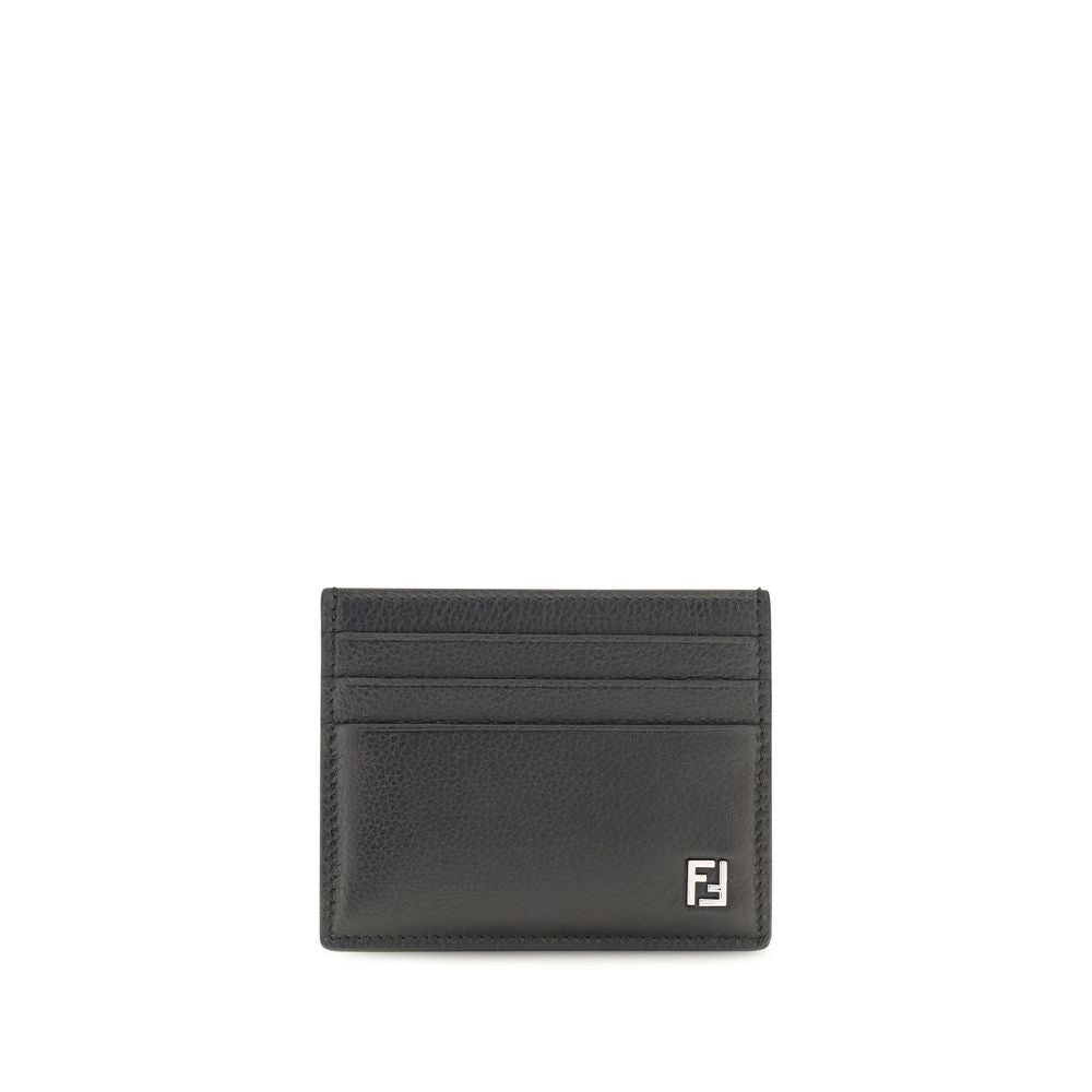 Fendi Black Calf Leather Wallets