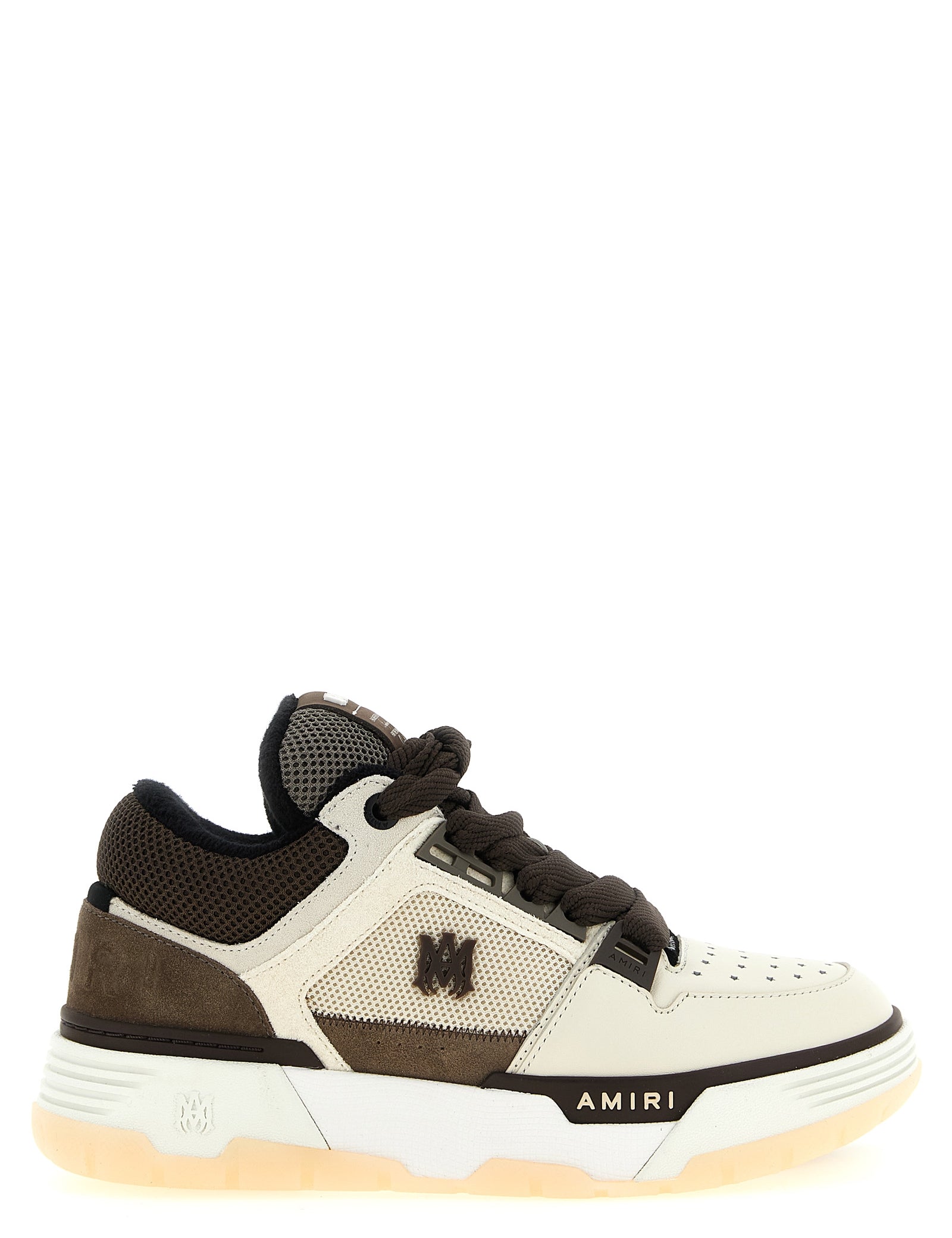 Amiri Brown Calfskin Sneakers