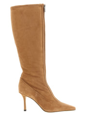 Jimmy Choo Beige Lamb Leather Boots