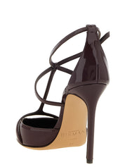 Alexandre Birman Bordeaux Calfskin High Heel Pumps