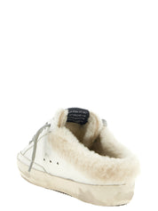 Golden Goose White Leather Sabots
