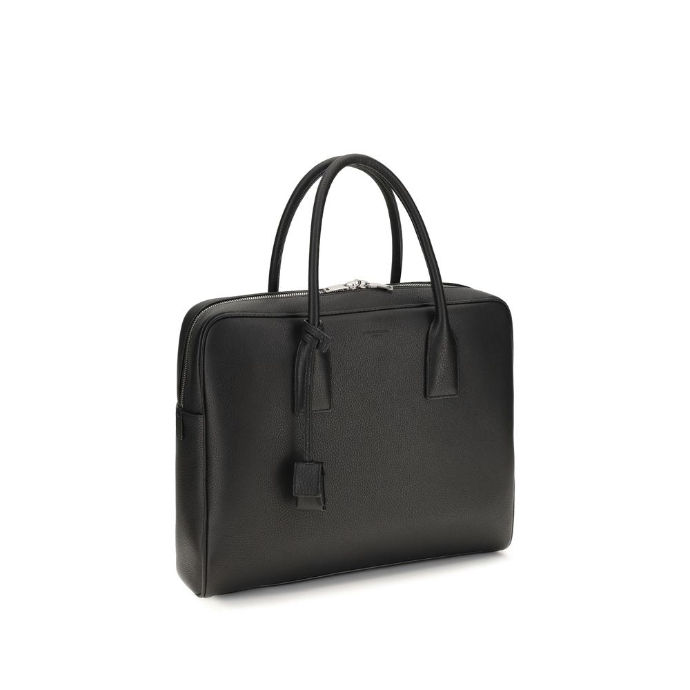 Saint Laurent Black Calf Leather Handbags