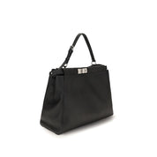 Fendi Black Calf Leather Shoulder Bag