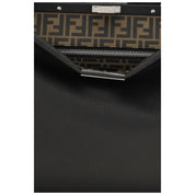 Fendi Black Calf Leather Shoulder Bag