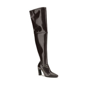 Stuart Weitzman Brown Rayon Over The Knee Boots