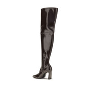 Stuart Weitzman Brown Rayon Over The Knee Boots
