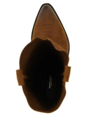 Golden Goose Brown Cow Leather Texan Boots