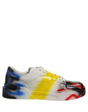 Dolce & Gabbana Multicolor Lamb Leather Low Top Sneakers