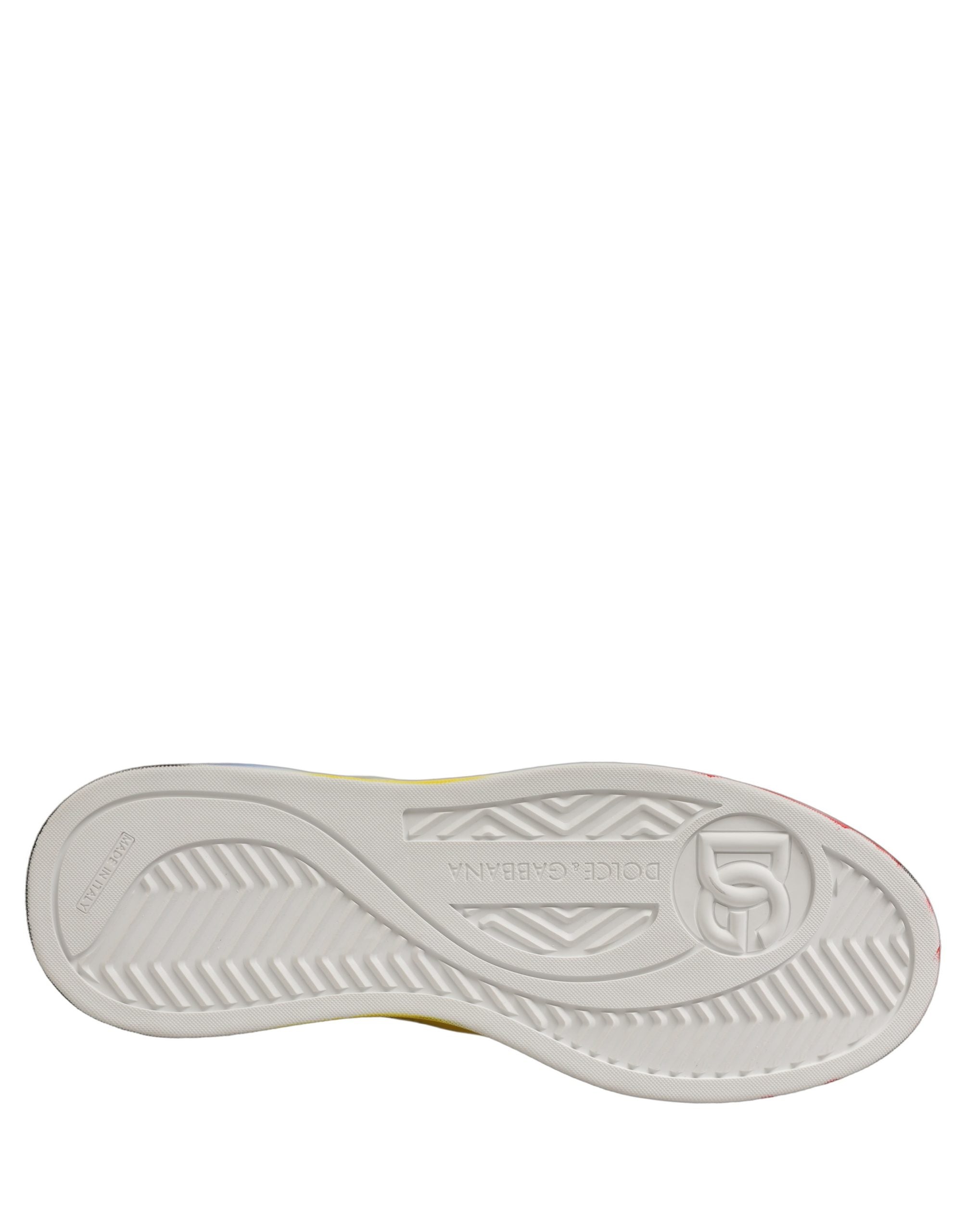 Dolce & Gabbana Multicolor Lamb Leather Low Top Sneakers