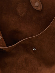 Polo Ralph Lauren Brown Cow Leather Tote Bag