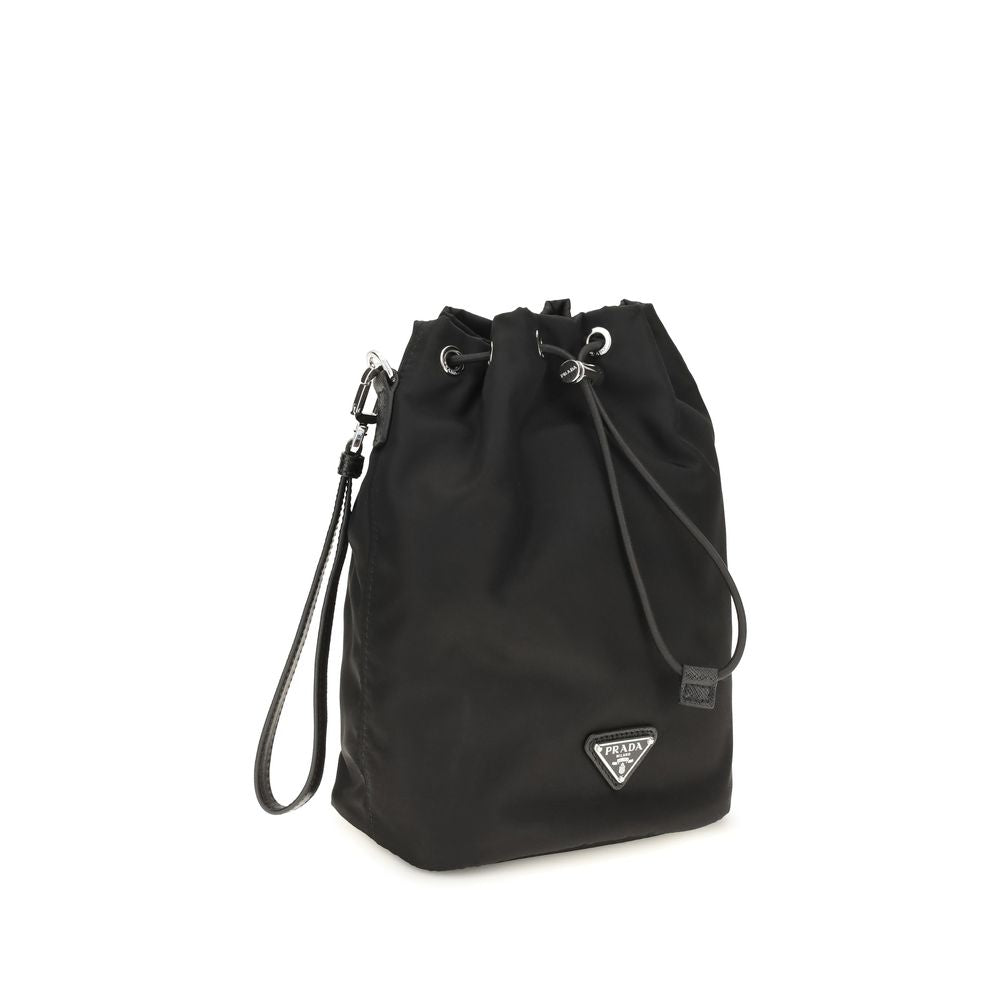 Prada Black Re-Nylon Bucket Bag