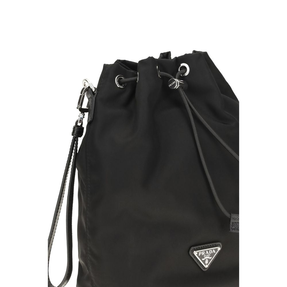 Prada Black Re-Nylon Bucket Bag