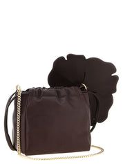 PINKO Bordeaux Sheepskin Leather Clutch Bag