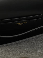 Ferragamo Black Calfskin Crossbody Bag