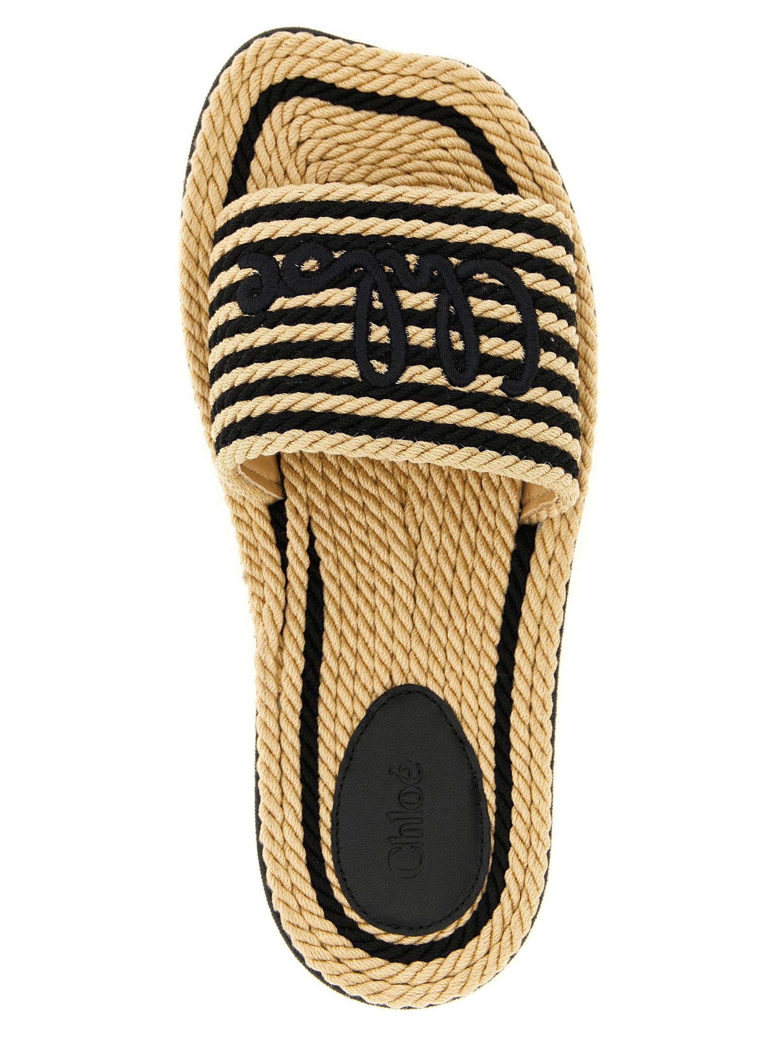 Chloé Multicolor Cotton Slides