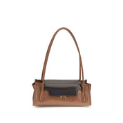 Marni Brown Calf Leather Shoulder Bag