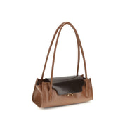 Marni Brown Calf Leather Shoulder Bag