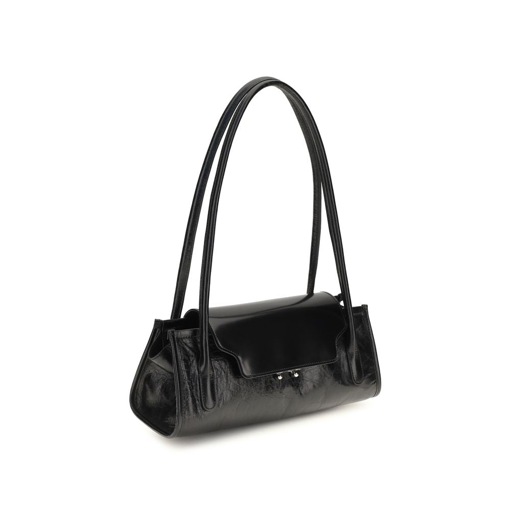 Marni Black Calf Leather Shoulder Bag