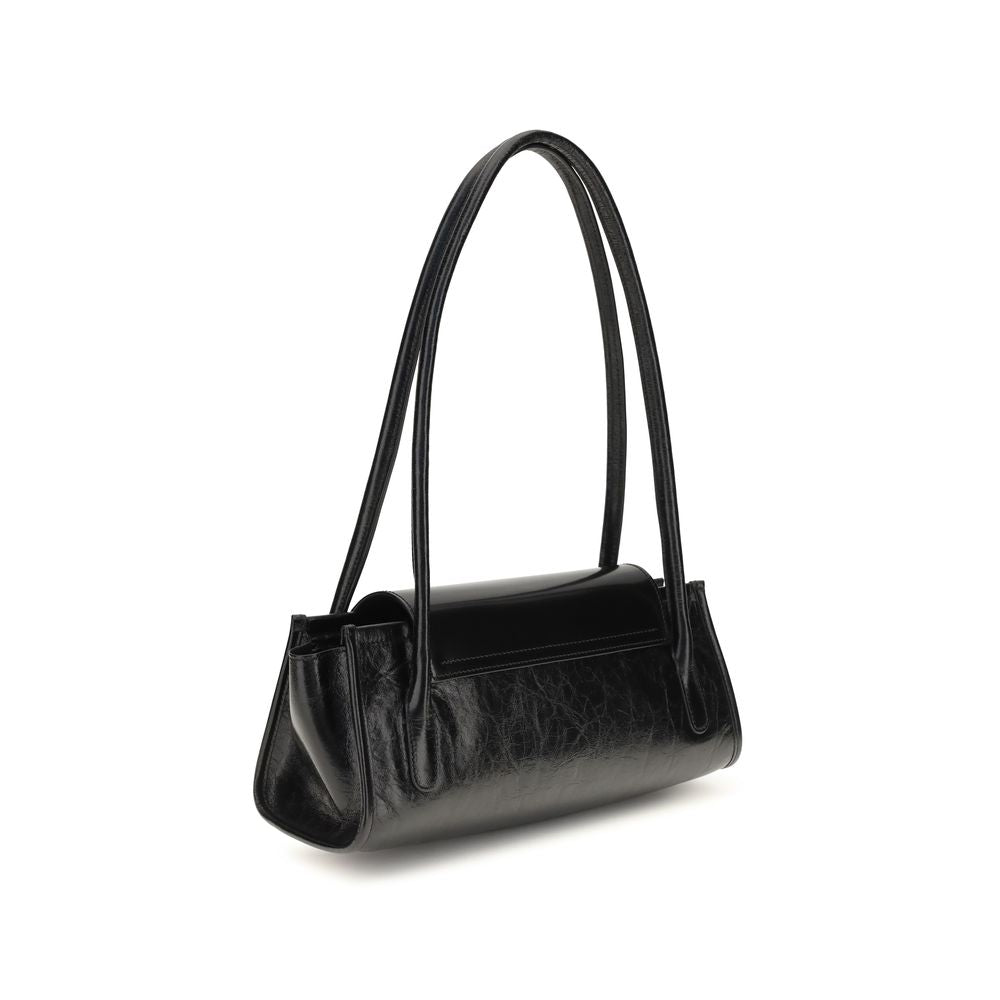 Marni Black Calf Leather Shoulder Bag