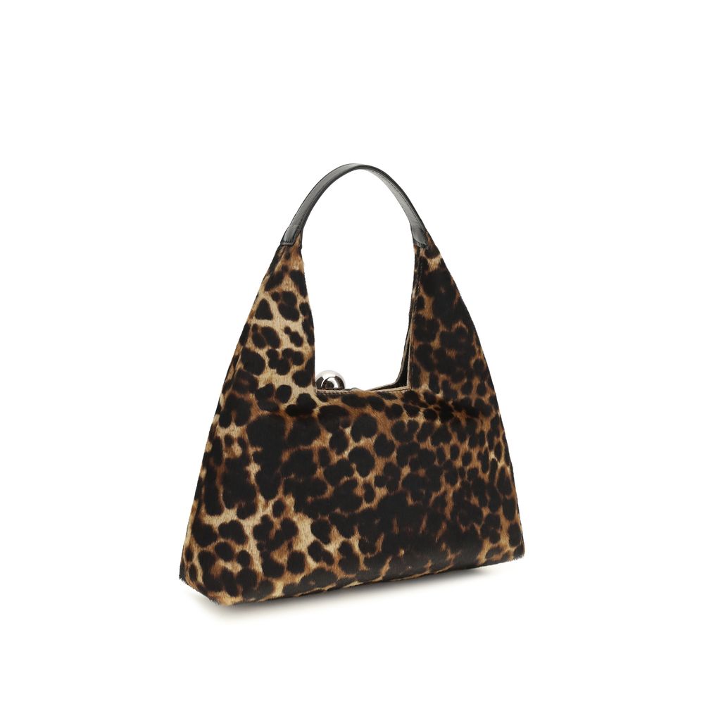Marni Brown Calf Leather Shoulder Bag