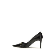 Gucci Black Calf Leather Pumps