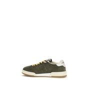 Fendi Bicolor Suede Low Top Sneakers