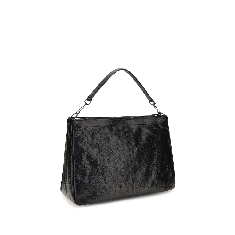 Balenciaga Black Lambskin Shoulder Bag