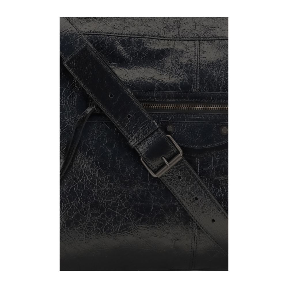 Balenciaga Black Lambskin Shoulder Bag