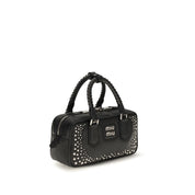 Miu Miu Black Calf Leather Shoulder Bag