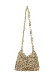 Paco Rabanne Gold Brass Shoulder Bag
