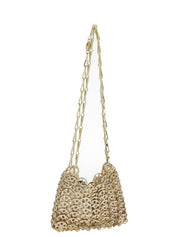Paco Rabanne Gold Brass Shoulder Bag