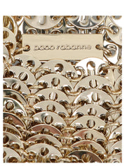 Paco Rabanne Gold Brass Shoulder Bag