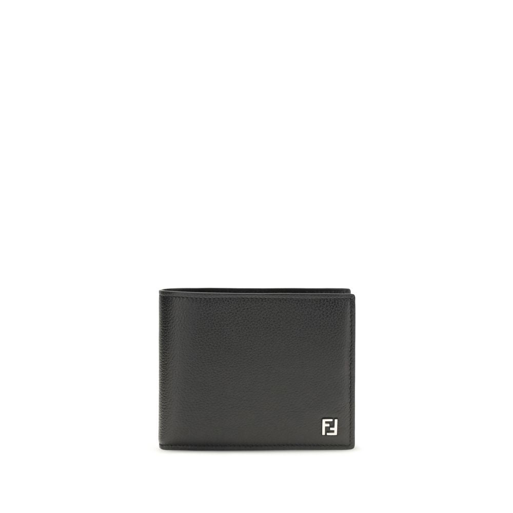 Fendi Black Calf Leather Wallets