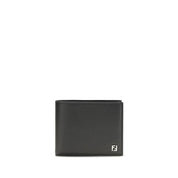 Fendi Black Calf Leather Wallets