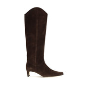 Staud Brown Calf Leather Boots