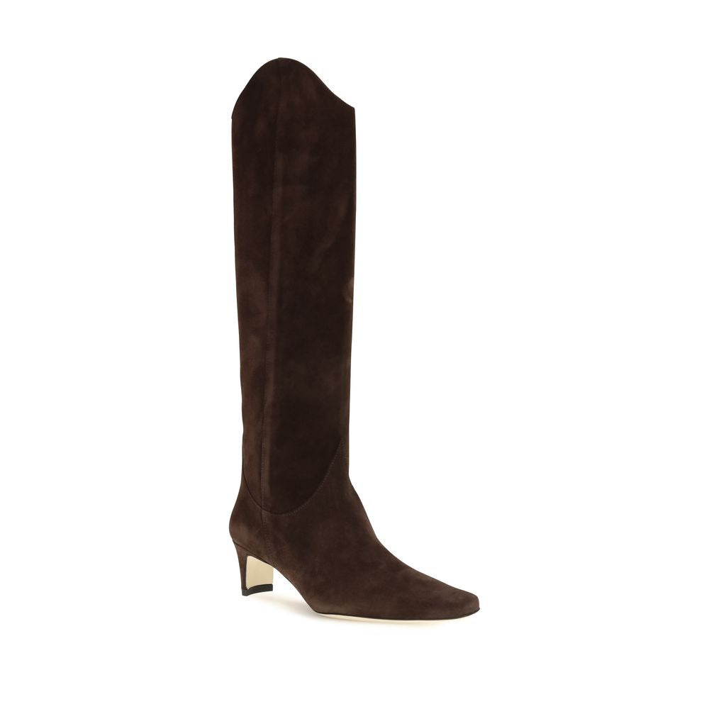 Staud Brown Calf Leather Boots