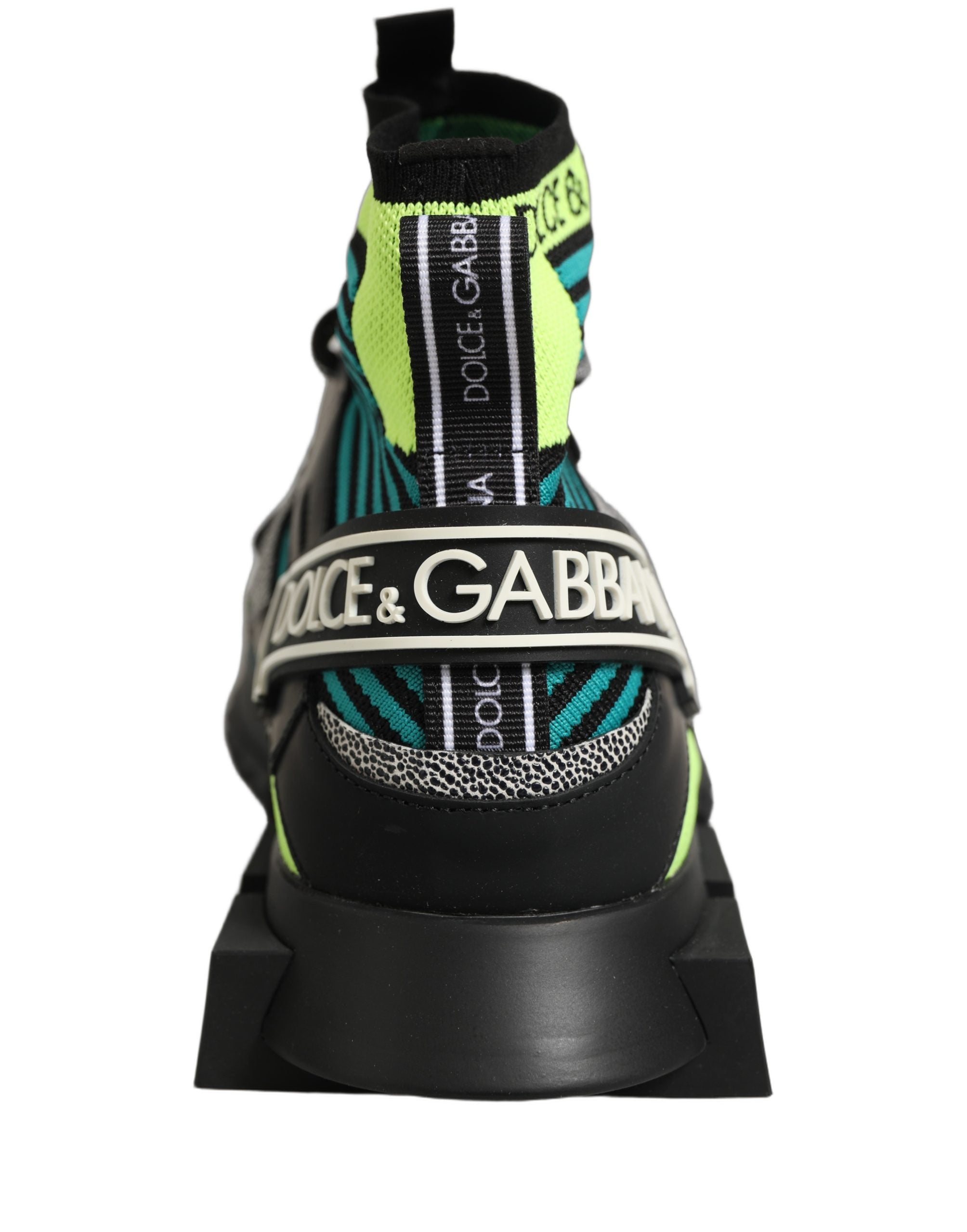 Dolce & Gabbana Multicolor Cotton, Polyester, Viscose, Lambskin, Calfskin Sneakers
