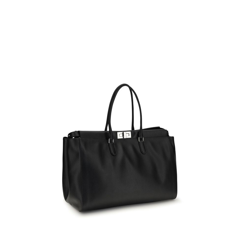 Fendi Black Calf Leather Shoulder Bag