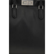 Fendi Black Calf Leather Shoulder Bag