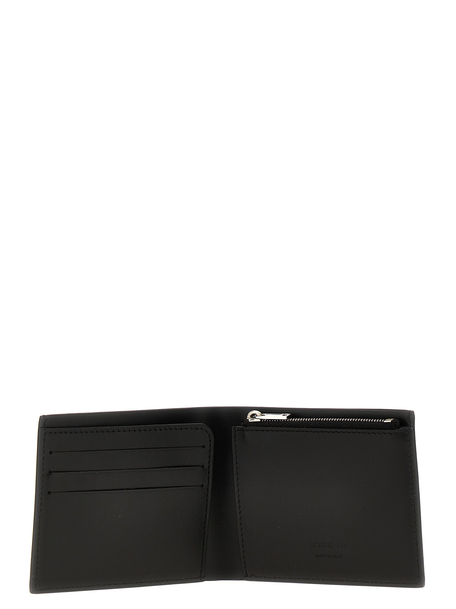 Jil Sander Black Calfskin Wallets