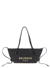 Balmain Black Polyamide Tote Bag