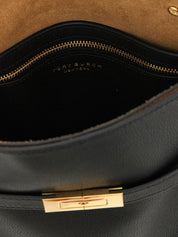 Tory Burch Black Lambskin Crossbody Bag