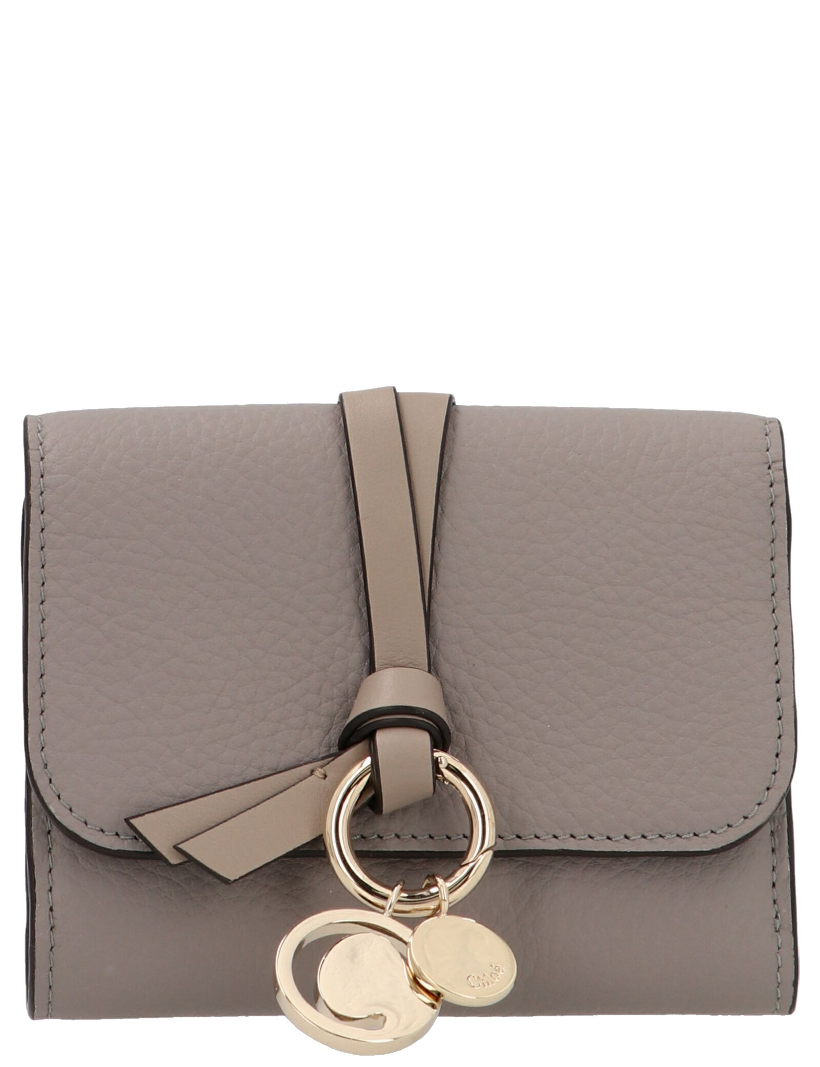 Chloé Gray Calfskin Wallets