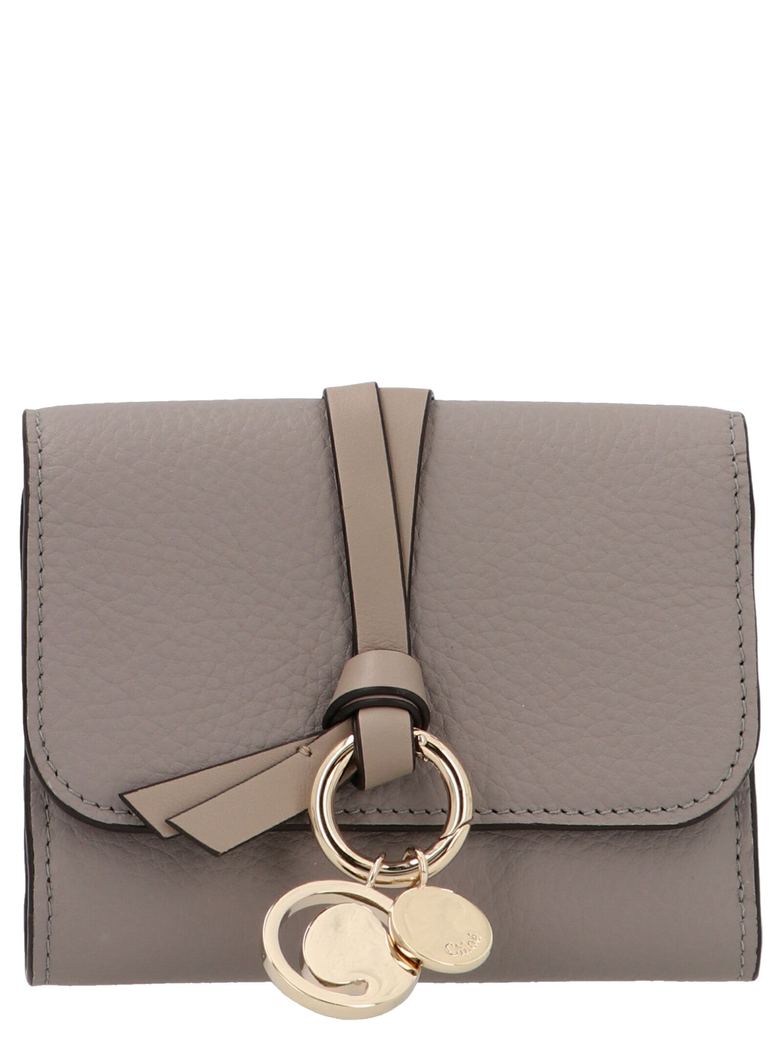 Chloé Gray Calfskin Wallets