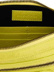 Balenciaga Yellow Lamb Leather Shoulder Bag
