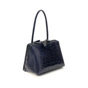 The Attico Blue Calf Leather Shoulder Bag