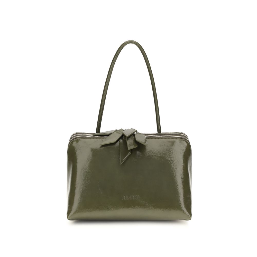 The Attico Bicolor Calf Leather Shoulder Bag