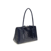 The Attico Blue Calf Leather Shoulder Bag