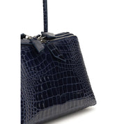 The Attico Blue Calf Leather Shoulder Bag